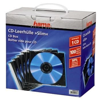 Hama Jewel Case - CD Cases - 100 stk