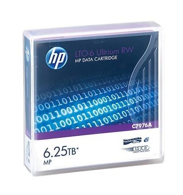 HPE LTO-6 Ultrium RW Blank datatejp 6,25 TB 1,26 cm