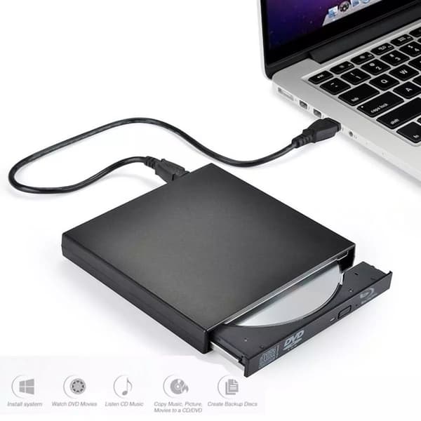 Ulkoinen optinen asema DVD/CD-asema Ulkoinen USB-poltin
