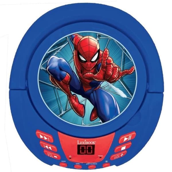 Spider-Man Bluetooth CD-spelare med ljuseffekter