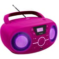 Miniatyrbild 2 av 4: BIGBEN CD61RSUSB Bärbar Radio Cd Usb Rosa + Ljushögtalare
