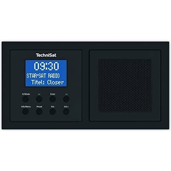DAB digital inbyggd radio - TECHNISAT - UP 1 - Bluetooth - Svart