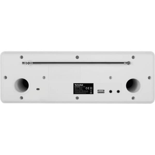 Radio-CD-spelare DAB+ - TECHNISAT - DIGITRADIO 370 CD BT - Vit - 2 högtalare 5W - Färgskärm
