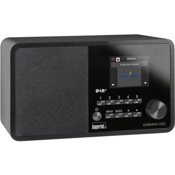 Bärbar radio - Imperial - DABMAN i150 - DAB, DAB+, FM - 20 W - 2,8" TFT-skärm