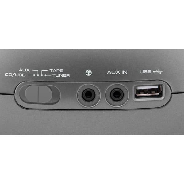 DAB+ Radio - EKG - CDR 999 - CD/kassettspelare - Silver - 2x3W Stereo