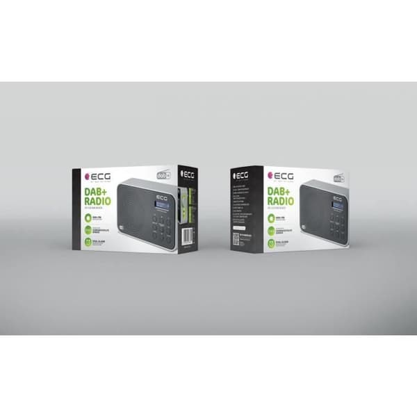 Bärbar radio - EKG - RD 110 DAB - DAB+/FM - LCD display - Integrerat larm
