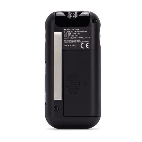 Aiwa R22BK Svart AM/FM Mini Transistor Radio