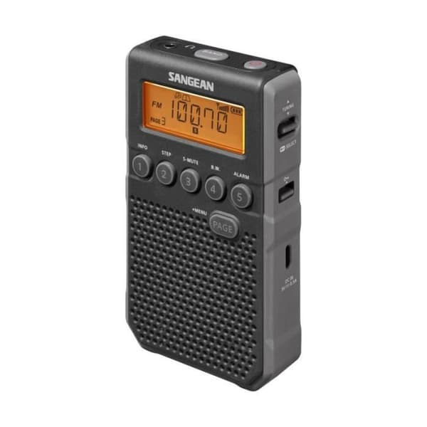 Fickradio - SANGEAN - POCKET 800 - AM/FM - 40 förinställningar - Kvalitetshögtalare
