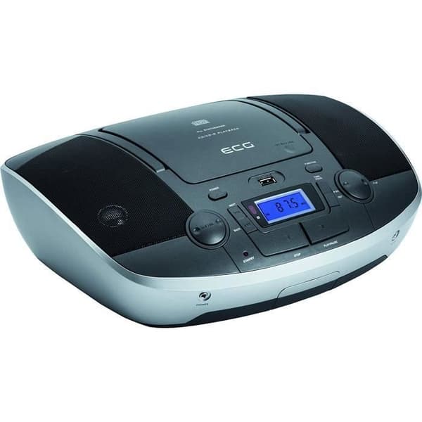 Radio CD - ECG - CDR 1000 U Titan – CD/MP3-spelare – USB-port – Digital FM-tuner – LCD-skärm – Fjärrkontroll – 2 x 3 W- USED