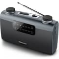 Miniatyrbild 1 av 2: MUSE M-058 R bärbar radio - aux-ingång - Grå - FM/MW