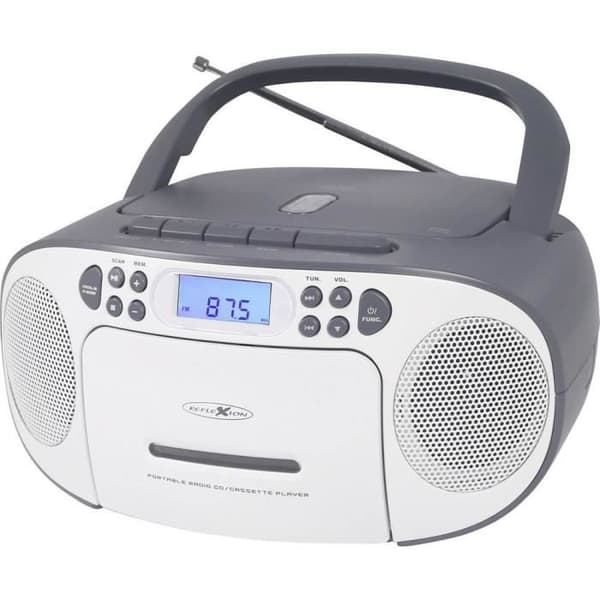 Radiokassettspelare - Reflektion - RCR2260GR - FM - AUX - Inbyggd stereo