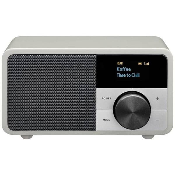 DAB+ radio - SANGEAN - ÄKTA MINI DAB+ (DDR-7) - Silver - Bluetooth - AUX in