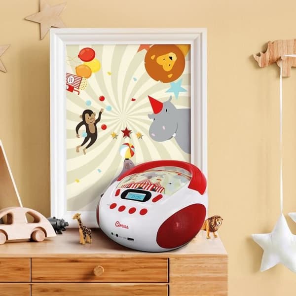 METRONIC MP3 CD-spelare för barn med USB-port Circus - 477145