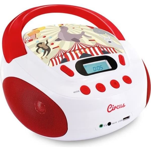 METRONIC MP3 CD-spelare för barn med USB-port Circus - 477145