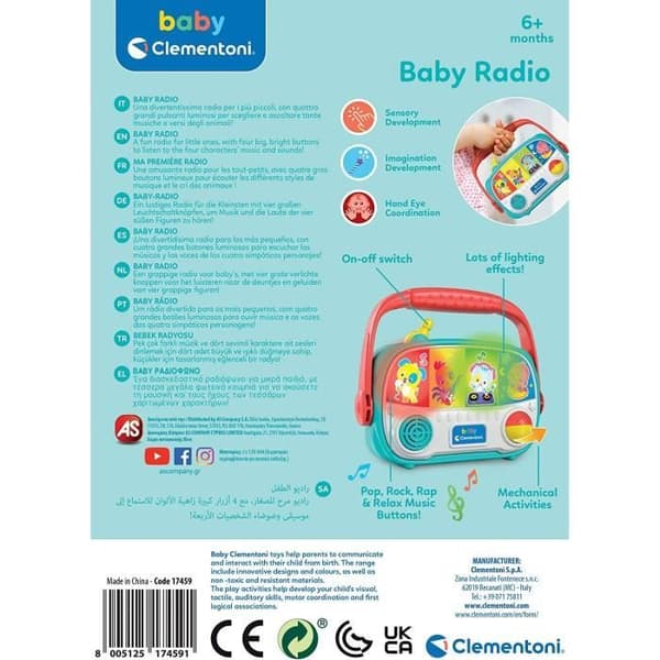 Min första babyradio - Baby Clementoni