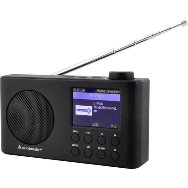 soundmaster IR6500SW Internetbordsradio, DAB+, FM Bluetooth, DAB+, internetradio, FM, USB, WiFi-laddning