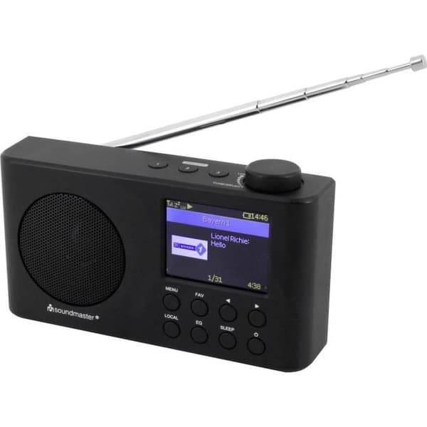 soundmaster IR6500SW Internetbordsradio, DAB+, FM Bluetooth, DAB+, internetradio, FM, USB, WiFi-laddning