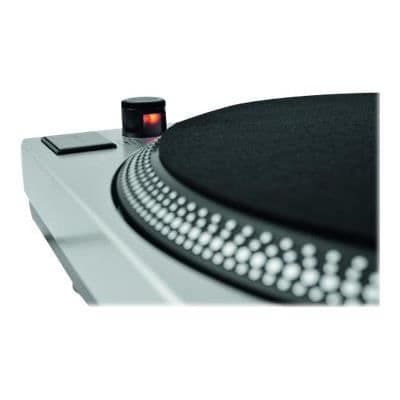 Skivspelare - OMNITRONIC - BD-1350 SCHWARZ - Rem - Diskantkontroll - Dammskydd