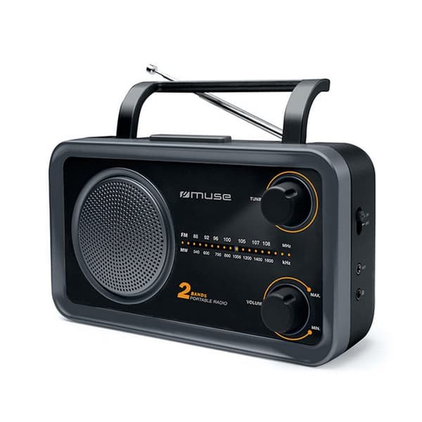 Bärbar radio - MUSE - M06DS - 2 band - Bluetooth - Batteri av typ C