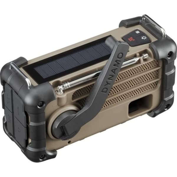 AM/FM-RDS/bluetooth uppladdningsbar radio Brun