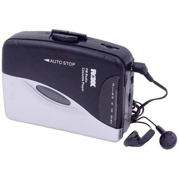 Bärbar kassettspelare - Roxx - PCP 300 - Svart - Silver