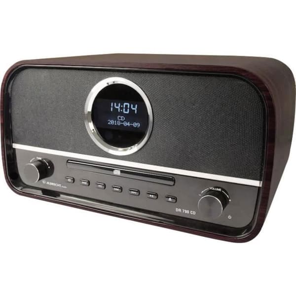 Radio-CD FM Albrecht DR 790 brun