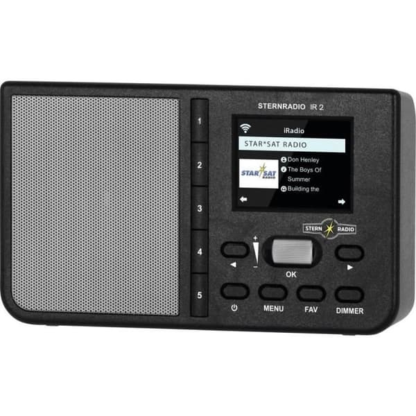 Radio Internet - TechniSat - STERNRADIO IR 2 - WiFi - Väckarklocka - Uppladdningsbar