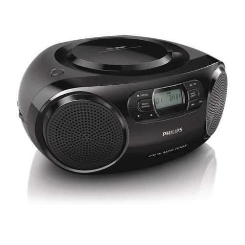 CD-spelare - Philips - AZB500B - Svart - DAB - Dynamisk basförstärkning