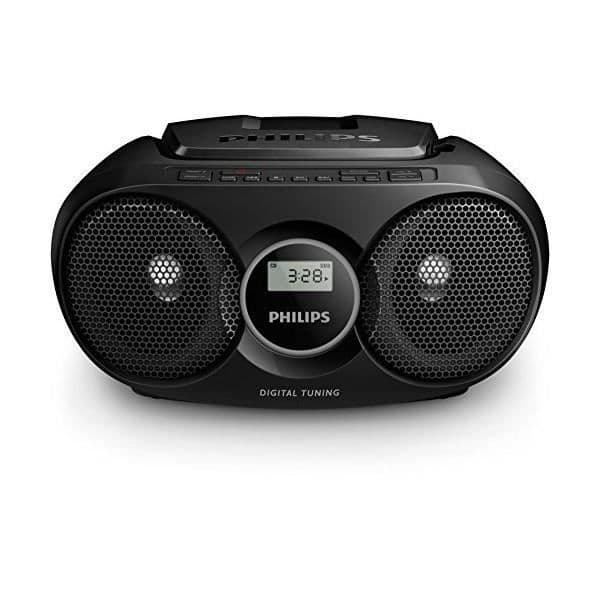 Boombox - PHILIPS - AZ215/12 - CD-spelare - FM-radio - Röd