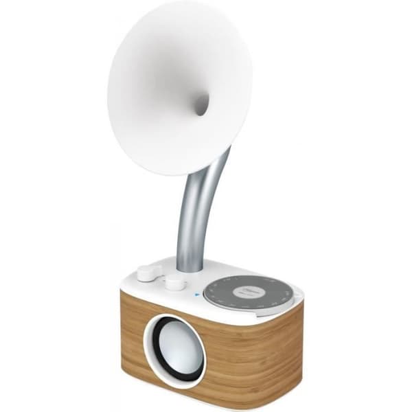 Radio FM - Sangean - Euphonic 450 - Bluetooth - 2600 mAh - Vit Trä