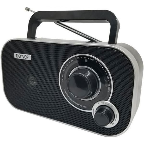 Transistorradio - Denver Electronics - TR-51 - AM/FM-tuner - Bärbar - Svart