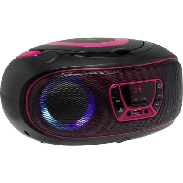 Bluetooth-högtalare - Denver - TCL-212BT - Rosa - Stereo - AUX, USB, CD