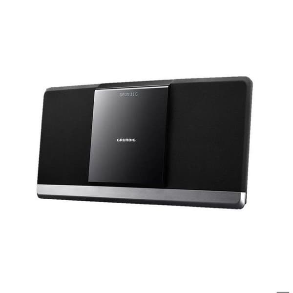 Grundig - Kompakt WMS 3000 BT DAB-system - CD/MP3-spelare - Bluetooth 4.2 - Väggmontering möjligt - Svart Svart