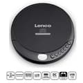 Miniatyrbild 1 av 4: LENCO CD-200 Bärbar CD-spelare - Svart - Stöttålig - MP3-uppspelning - Slumpmässig - Upprepa alla