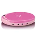 Miniatyrbild 6 av 6: Bärbar CD-spelare - Lenco - CD-011 - Rosa - Hörlurar ingår - Uppladdningsbar via Micro USB