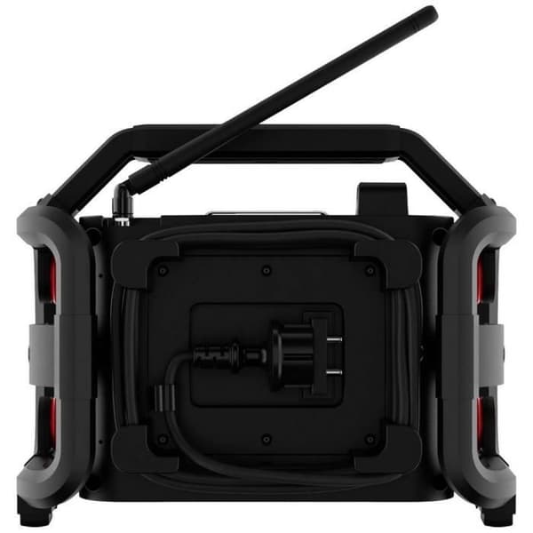 PerfectPro RockPro Byggplatsradio DAB+, FM AUX, Bluetooth, DAB+, FM, USB batteriladdningsfunktion, skyddad