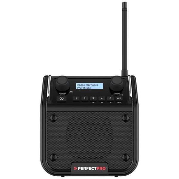 Bärbar radio - PerfectPro - DABPRO - Regntät - Bluetooth - DAB + och FM