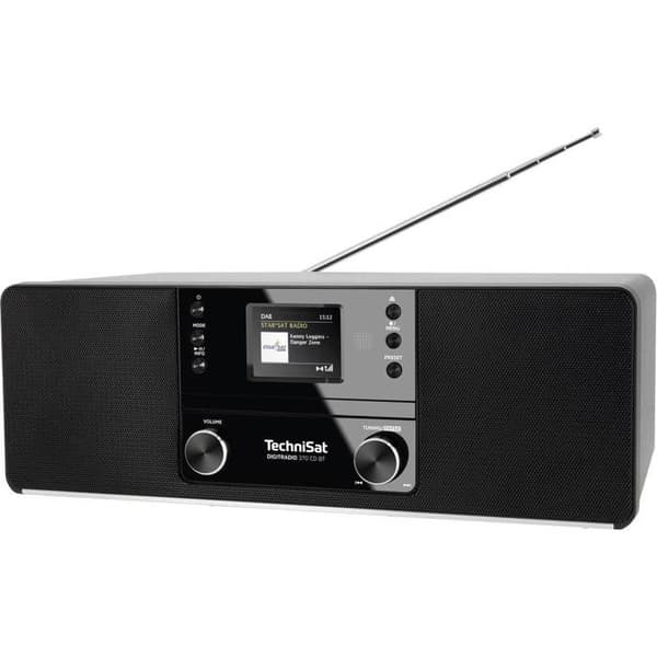 TechniSat DIGITRADIO 370 CD BT Radio CD-spelare DAB+, FM CD svart