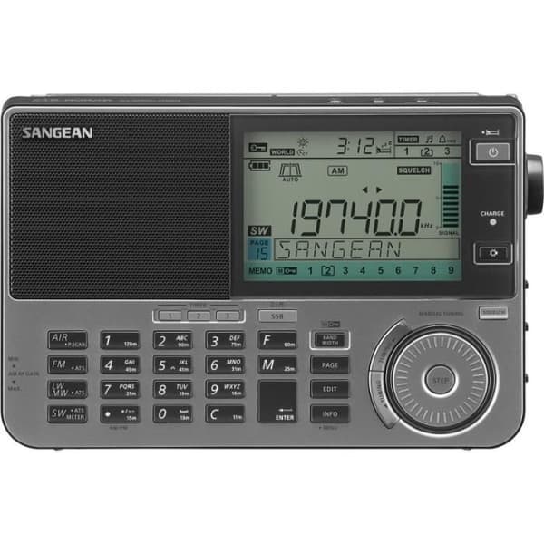 Världsomspännande mottagare - Discover - 909X2 - Svart - Bärbar radio - Alfanumeriskt minne