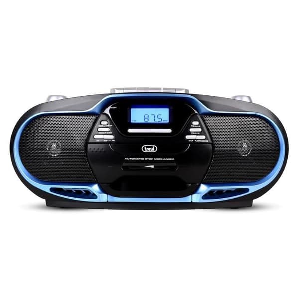 Boombox - TREVI - CMP 574 - CD-spelare, USB, Radio - Svart och blå
