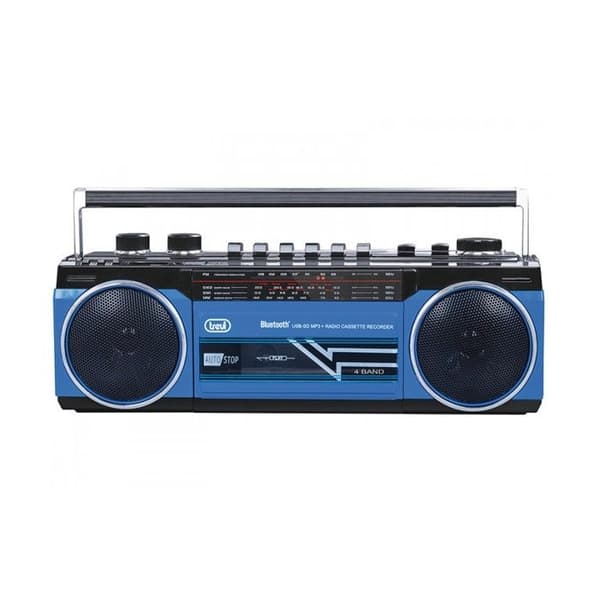 RADIO K7 BT BLÅ USB SD RR 501 BT TREVI
