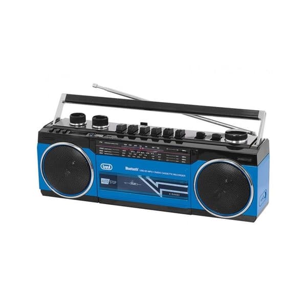 RADIO K7 BT BLÅ USB SD RR 501 BT TREVI