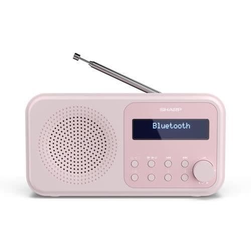 SHARP DR-P420 (PK) TOKYO BÄRBAR DIGITAL RADIO (DAB-DAB+-FM MED RD