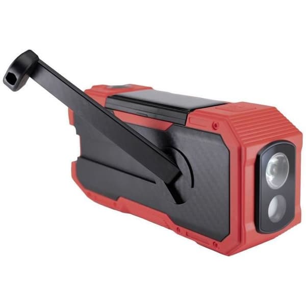 Albrecht DR 112 Utomhusradio DAB+, FM DAB+, FM, USB, AUX, Bluetooth batteriladdningsfunktion, vev, p