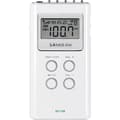 Miniatyrbild 1 av 3: SANGEAN DT-120 bärbar radio - AM/FM PLL digital tuner - 15 förinställningar - Vit