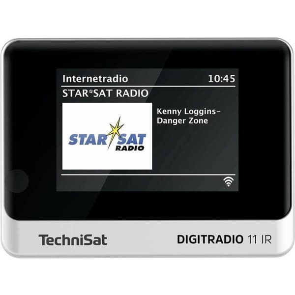 TechniSat DIGITRADIO 11 IR Internet bordsradio DAB+, FM, Internet Bluetooth, internetradio, DAB+, FM, WiFi med tee