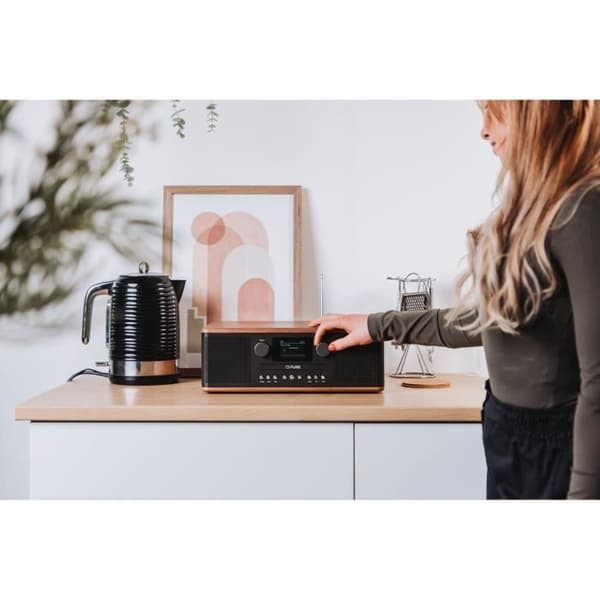 CD-spelare &amp; digitalradio - PURE - Classic C-D6 - Svart kaffe/valnöt