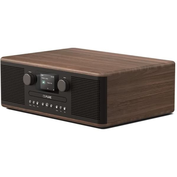 CD-spelare &amp; digitalradio - PURE - Classic C-D6 - Svart kaffe/valnöt