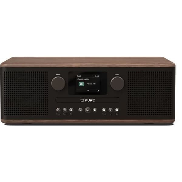 CD-spelare &amp; digitalradio - PURE - Classic C-D6 - Svart kaffe/valnöt
