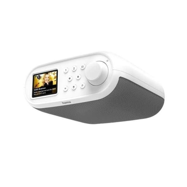 Radiodigital - DIR400 - DAB+/Radio Int./Bluetooth - Vit - Klämbeslag - Hängande fäste